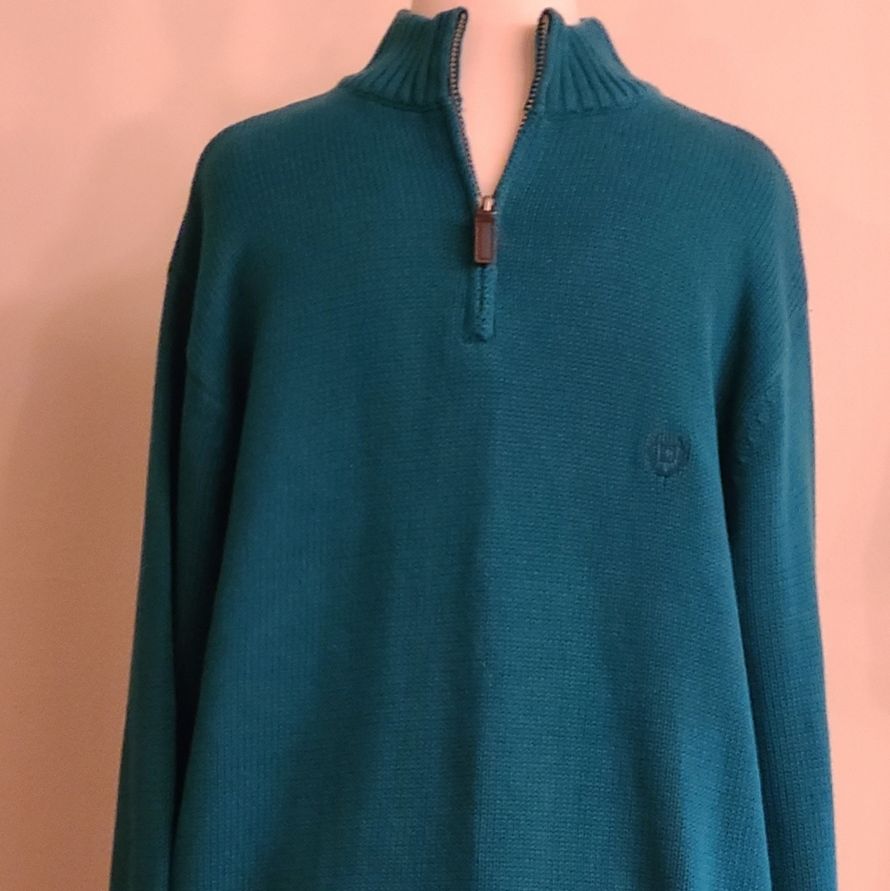 Chaps size XL teal sweater